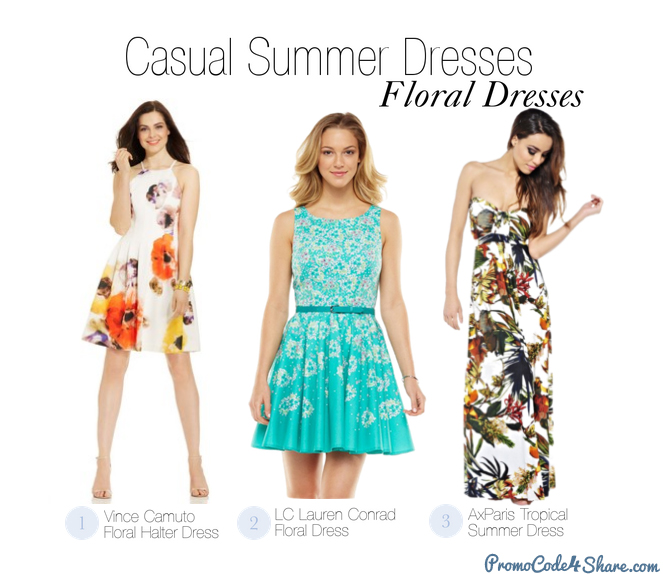Casual Summer Dresses Styles - Floral Dress