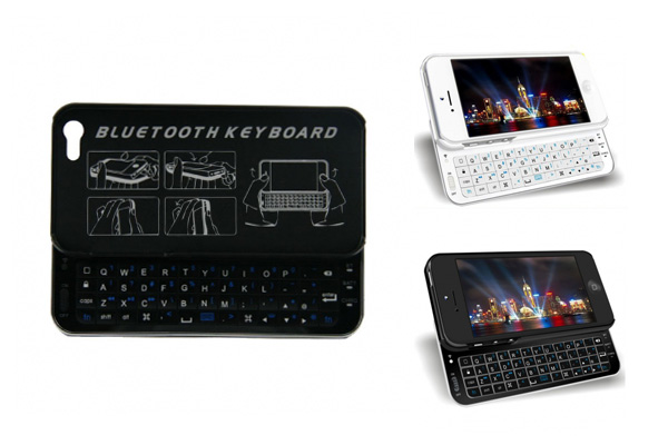 Must-have iPhone Accessories-Ultra-thin Slide-out Wireless Bluetooth Keyboard Hard Case